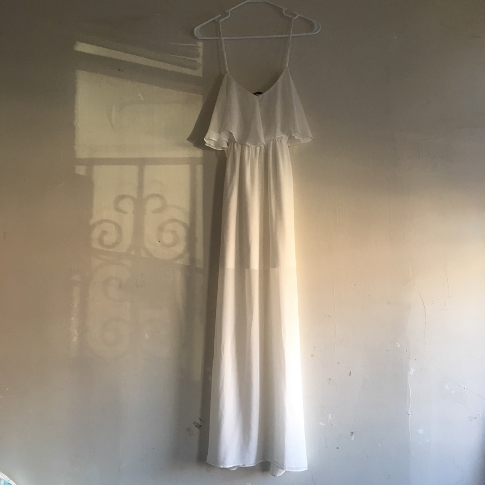 Foreign Exchange White Maxi Dress
